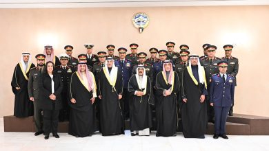 سمو الأمير وسمو ولي العهد يتوسطان قيادات وزارة الدفاع