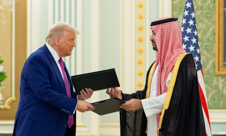 ولي العهد السعودي مع ترامب - جريدة الوفاق الالكترونية ولي العهد السعودي مع ترامب