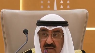 سمو الأمير يلقي كلمة الكويت خلال القمة الخليجية الأمريكية