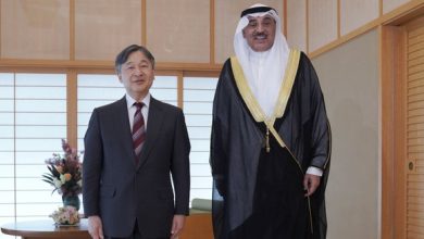 سمو ولي العهد يلتقي إمبراطور اليابان