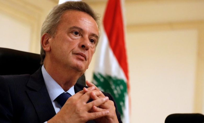 FILE PHOTO Lebanons Central Bank Governor Riad Salameh speaks during an interview with Reuters at his office in Central Bank in Beirut - جريدة الوفاق الالكترونية