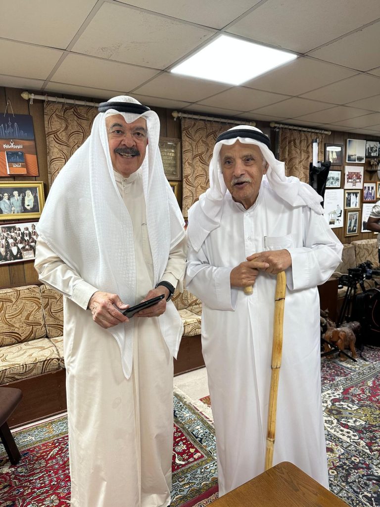 الدكتور يعقوب الغنيم مع الجاسم 2 - جريدة الوفاق الالكترونية