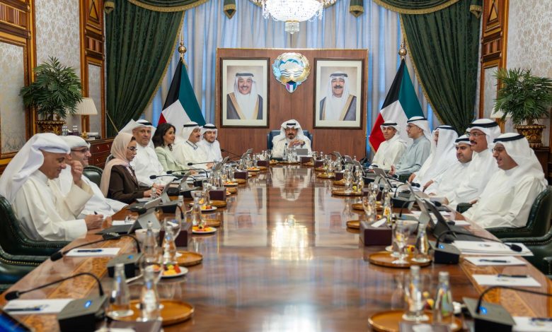 اجتماع مجلس الوزراء برئاسة سمو الشيخ أحمد العبدالله