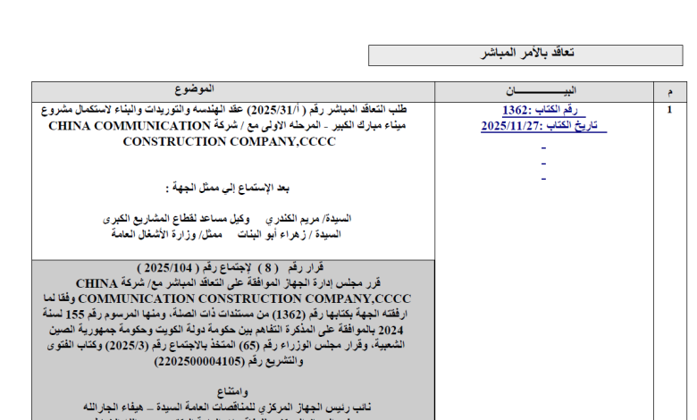 ميناء مبارك 1 - جريدة الوفاق الالكترونية