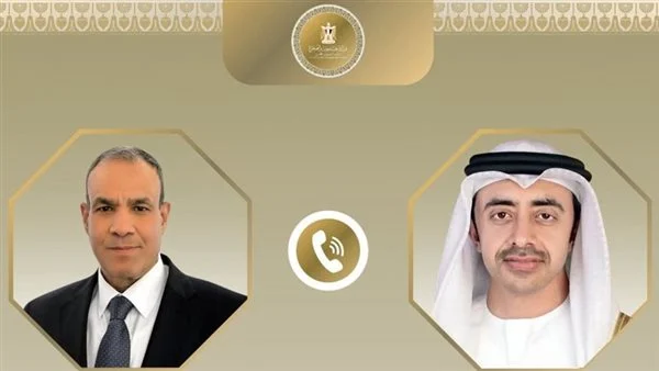 وزيرا خارجية مصر و الإمارات