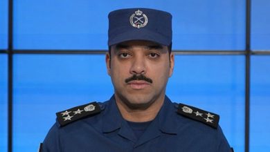 المتحدث الرسمي باسم قوة الإطفاء العام العميد محمد بدر إبراهيم أ