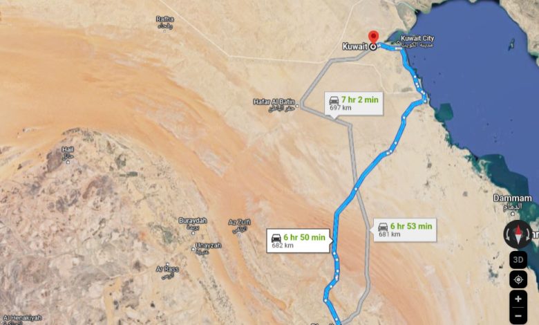 مشروع الربط السككي بين دولة الكويت والمملكة العربية السعودية (الرياض)